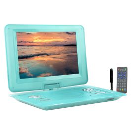 Trexonic 13.3 Inch Portable TV+DVD Player with Color TFT LED Screen and USB/HD/AV Inputs